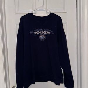 Super Bowl XXXIX Embroidered REEBOK Crewneck